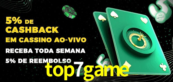 Promoções do cassino ao Vivo top7game